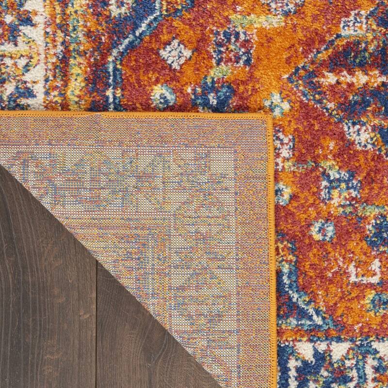 Juboc Power Loomed Geometric Modern Low Pile Area Rug By HomeRoots - 87' X '63' X '0.25