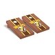 preview thumbnail 1 of 3, Valparaiso Valpo Crusaders Rosewood Cornhole Board Set
