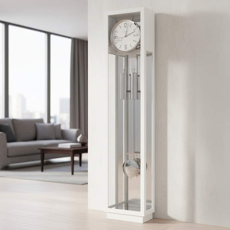 Howard Miller Whitelock Floor Clock - Gloss White