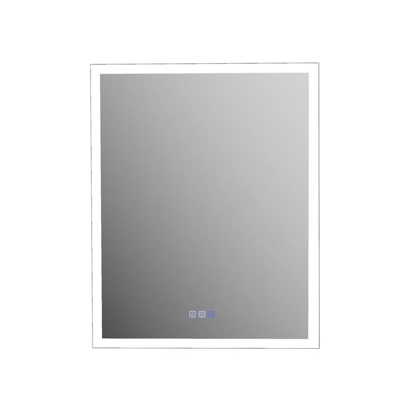 Modland 24"-30"W x 30"H LED Bathroom Medicine Cabinet with Mirror Anti-Fog,Surface or Recessed Mount