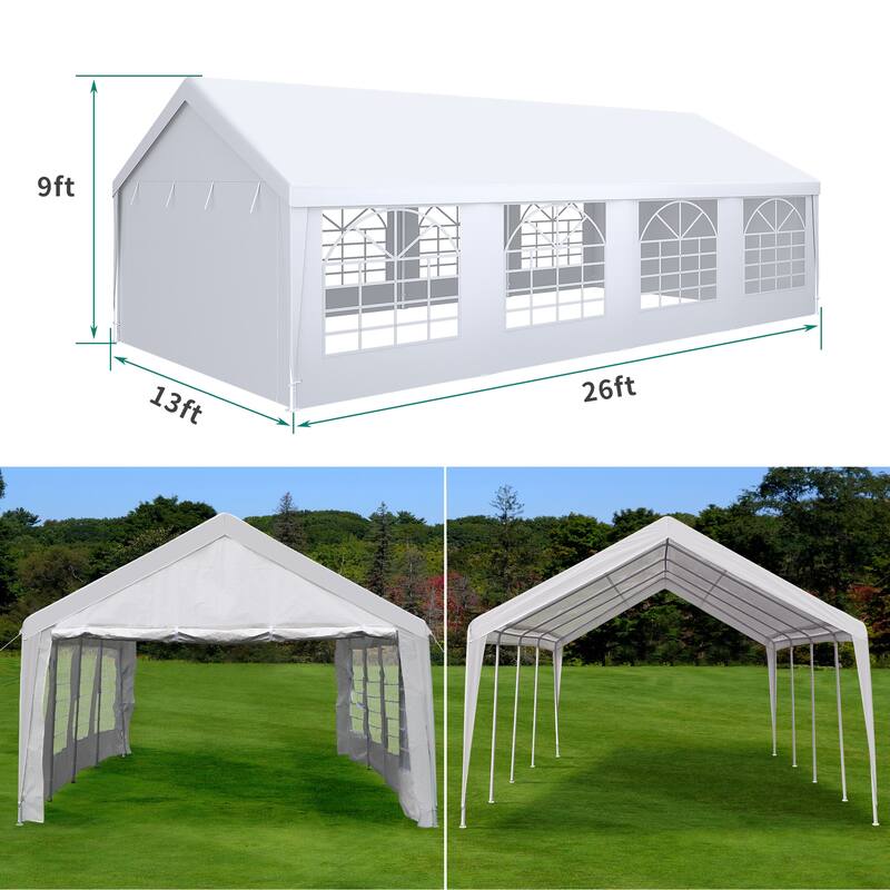 White Party Tent for Family Party Wedding
