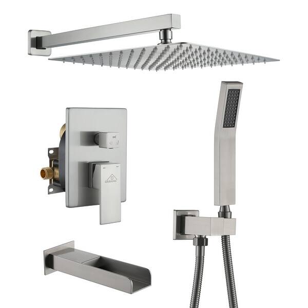 3Function 12In Wall Mounted Shower System Bed Bath & Beyond 37216039