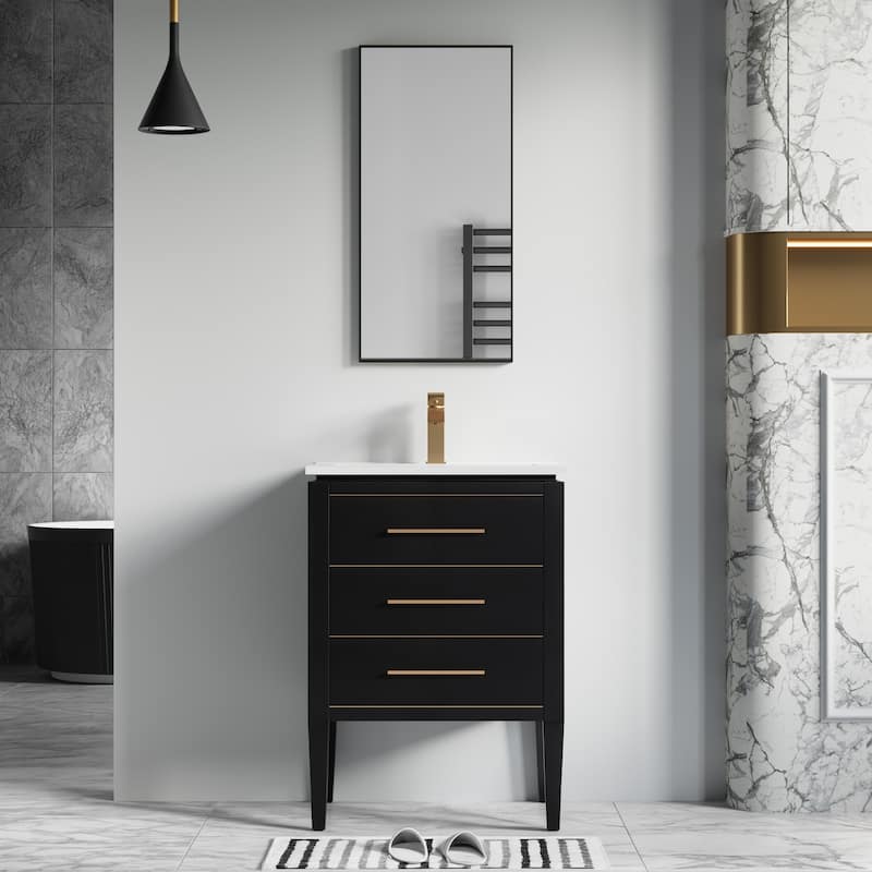 Ayer 24" Single Bathroom Vanity Set - 18D x 24W x 34H