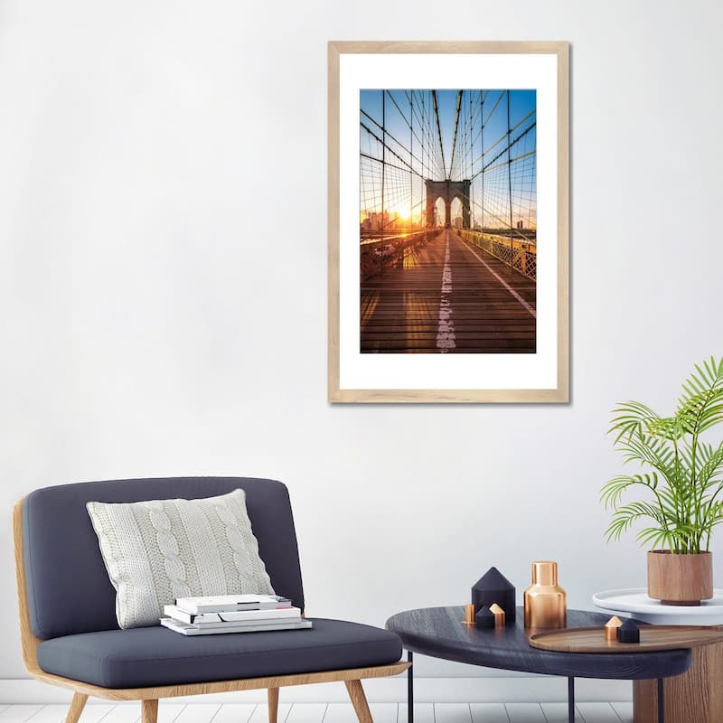 iCanvas "Brooklyn Bridge, New York City, USA" by Jan Becke PFA