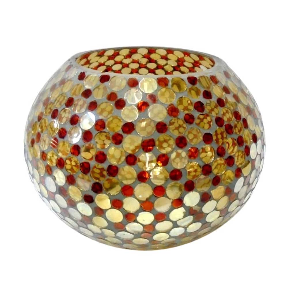 Glass Mosaic Bowl Lg- A