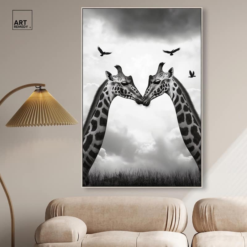 Giants in Love II Canvas by Art Remedy