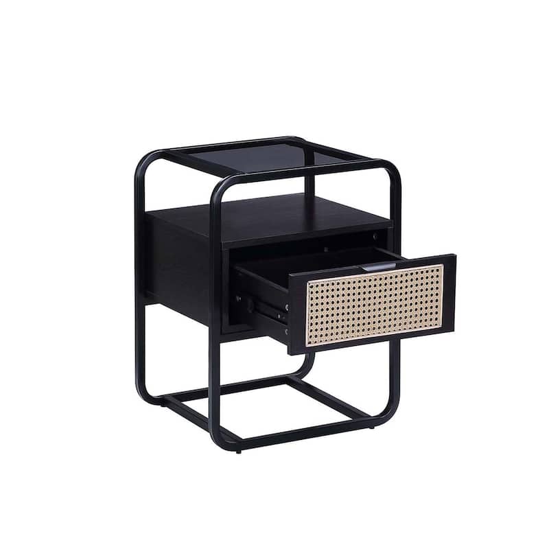 Metal Frame Accent Table