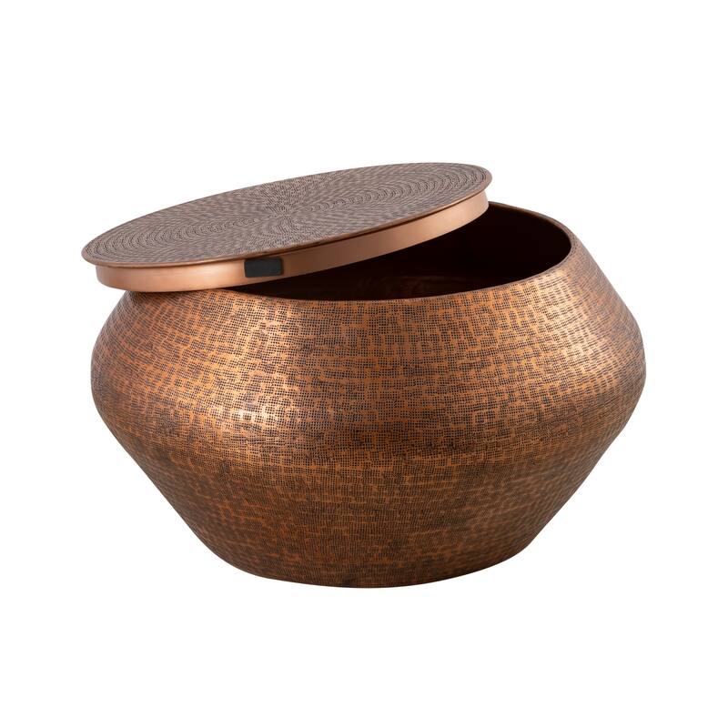 Albany Living T5203 Drum Coffee Table With Storage