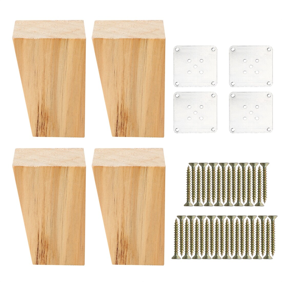 Square Wooden Furniture Feet  - However, Hardware And Drilling Services Are Available Upon Request To Offer You The Perfect Match For Your Project.