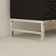 preview thumbnail 17 of 16, 31.5 Inch Wide Nightstand with 3 Drawers Black Wooden Bedside Table