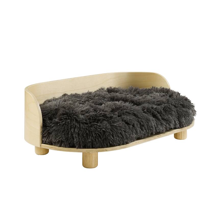 Sam's Pets Kuai Dog Bed Bent Wood Medium dark Brown