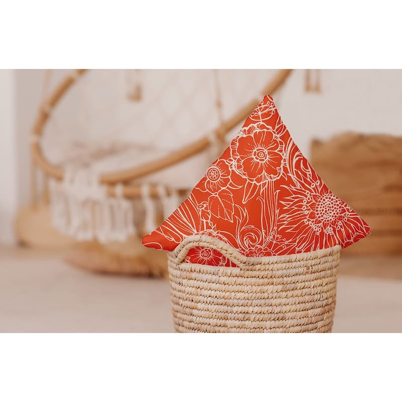 Zentangle Decorative Indoor Pillow