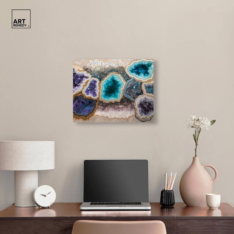 Mineral Multiverse Canvas by Art Remedy, Gallery Wrapped