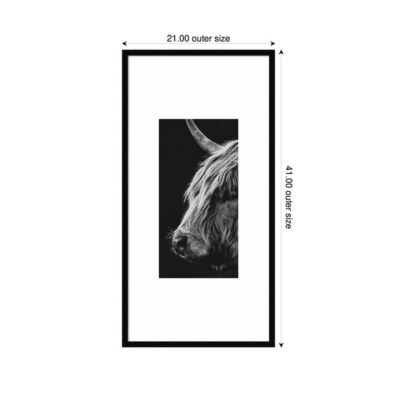 Kate and Laurel Scottish Highland by Crystal Lynn Collins Framed Wall Art Print