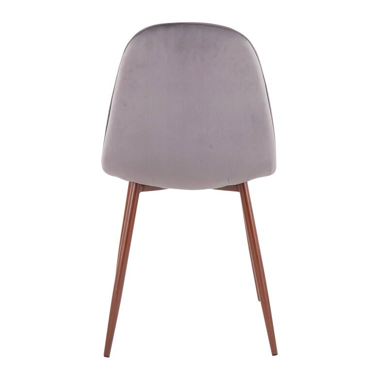 Pebble Mid-Century Modern Upholstered Accent / Dining Chair (Set of 2)