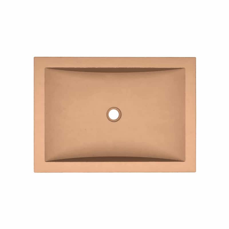 Cabrillo 21-inch NativeStone Undermount Bathroom Sink - 20.75" x 14.75" x 5"