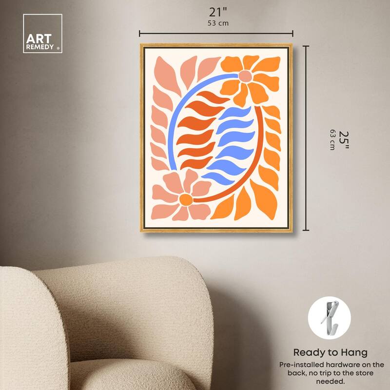 Floral Vine II Canvas by Art Remedy
