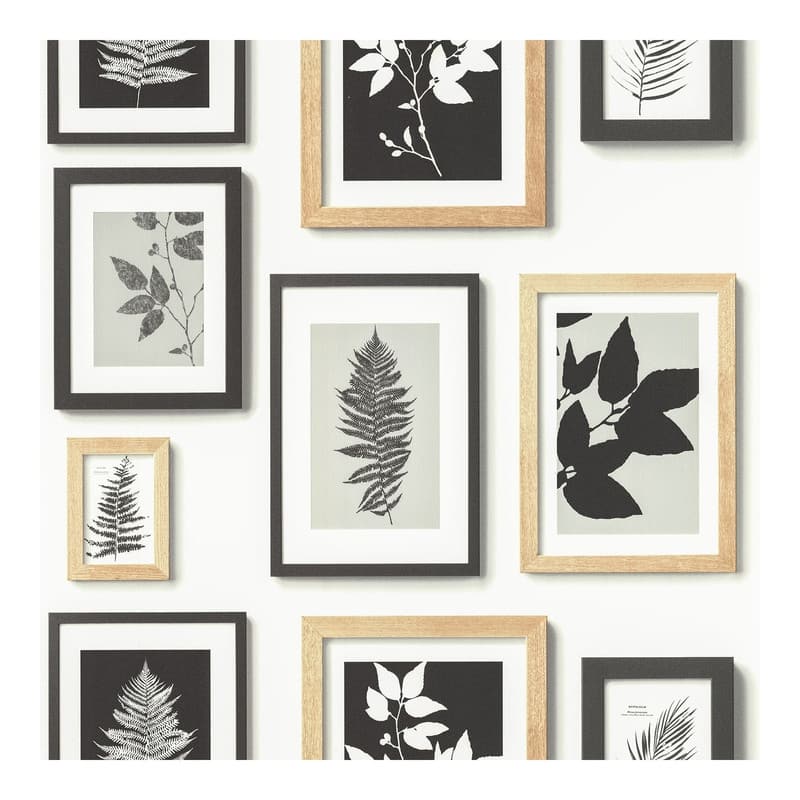 Advantage Rumer White Gallery Wall Wallpaper - 20.5 x 396 x 0.025