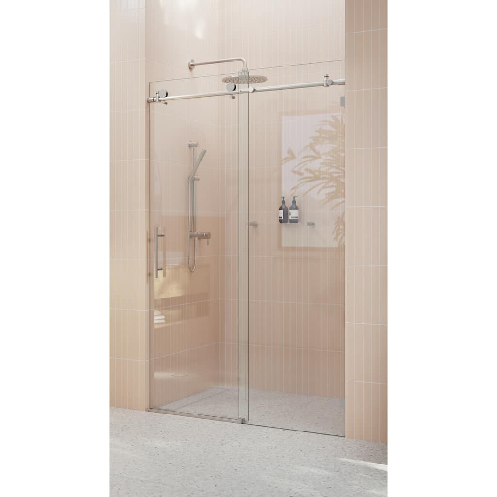 Glass Warehouse 44 in. - 48 in. x 78 in. Frameless Sliding Shower Door