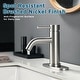 preview thumbnail 9 of 12, Single-Hole Single-Handle Bathroom Sink Faucet