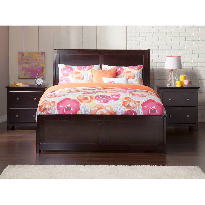 Portland Full Bed with Matching Footboard in Espresso