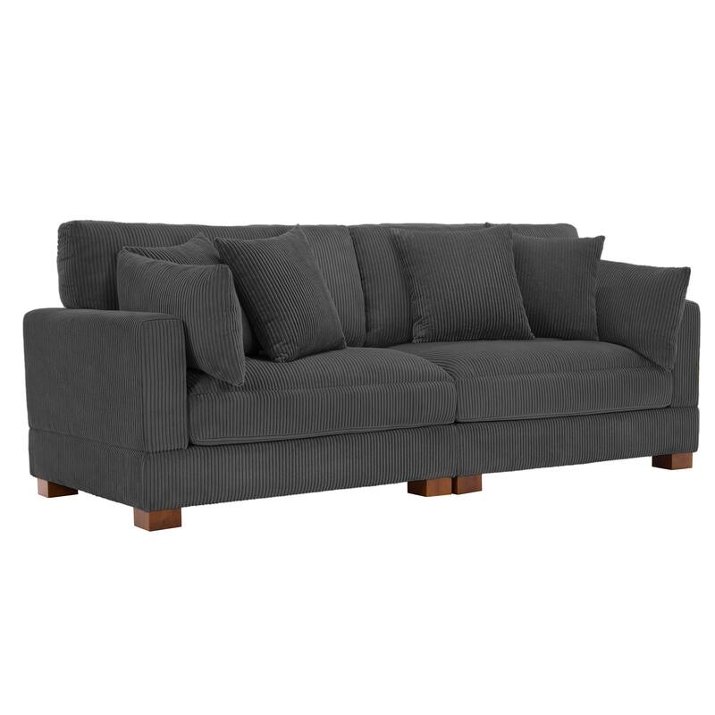 Sectional Sofa Set Modular Couch with Ottomans