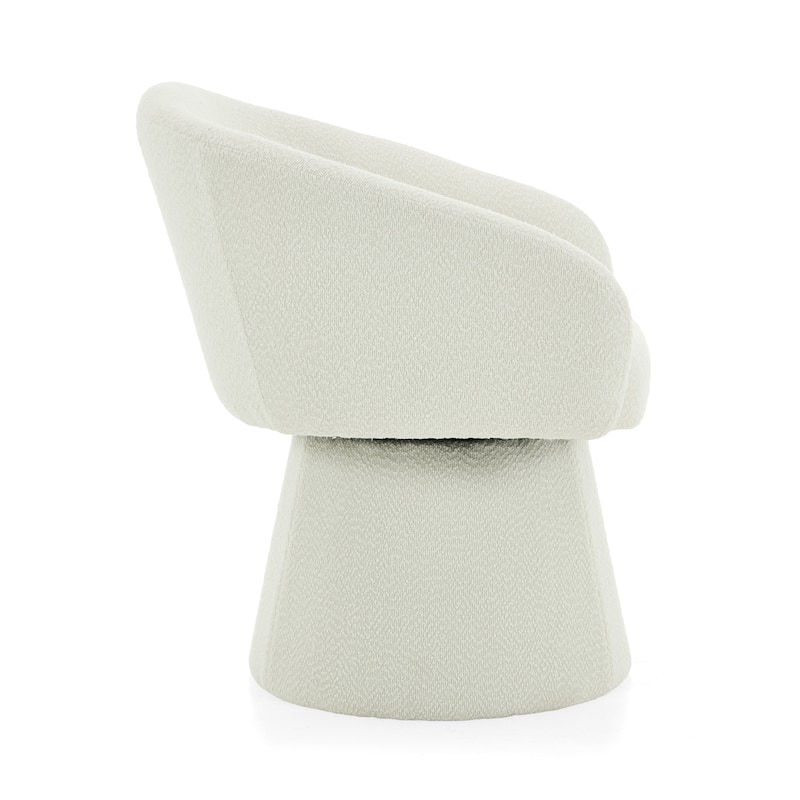 Christopher Knight Home - Calder Boucle Upholstered 360° Swivel Barrel Chair
