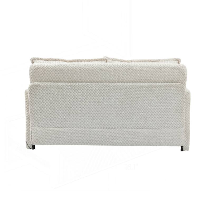Versatile Convertible Sofa Bed with Side Storage and Charging Ports for All Spaces