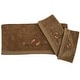 preview thumbnail 2 of 0, Paseo Road Rebecca Embroidered Western Paisley Towel Set, 3PC Mocha