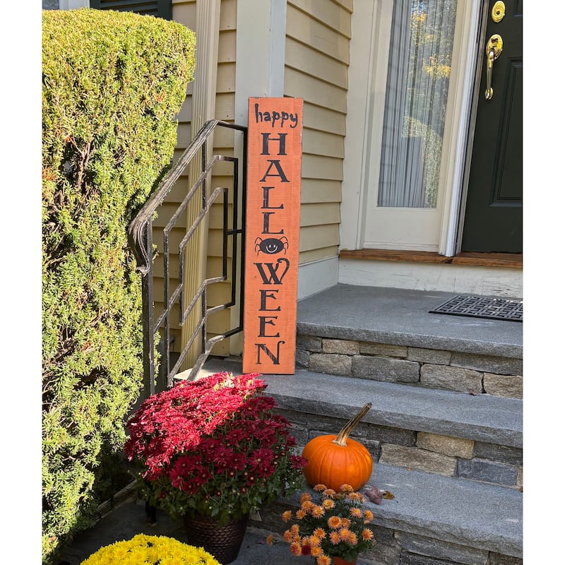 40" Happy Halloween Wood Sign
