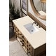preview thumbnail 8 of 21, James Martin Vanities Malibu 48" Single Vanity, Honey Alder - 48 x 23.5 x 35.25 Eternal Marfil Quartz