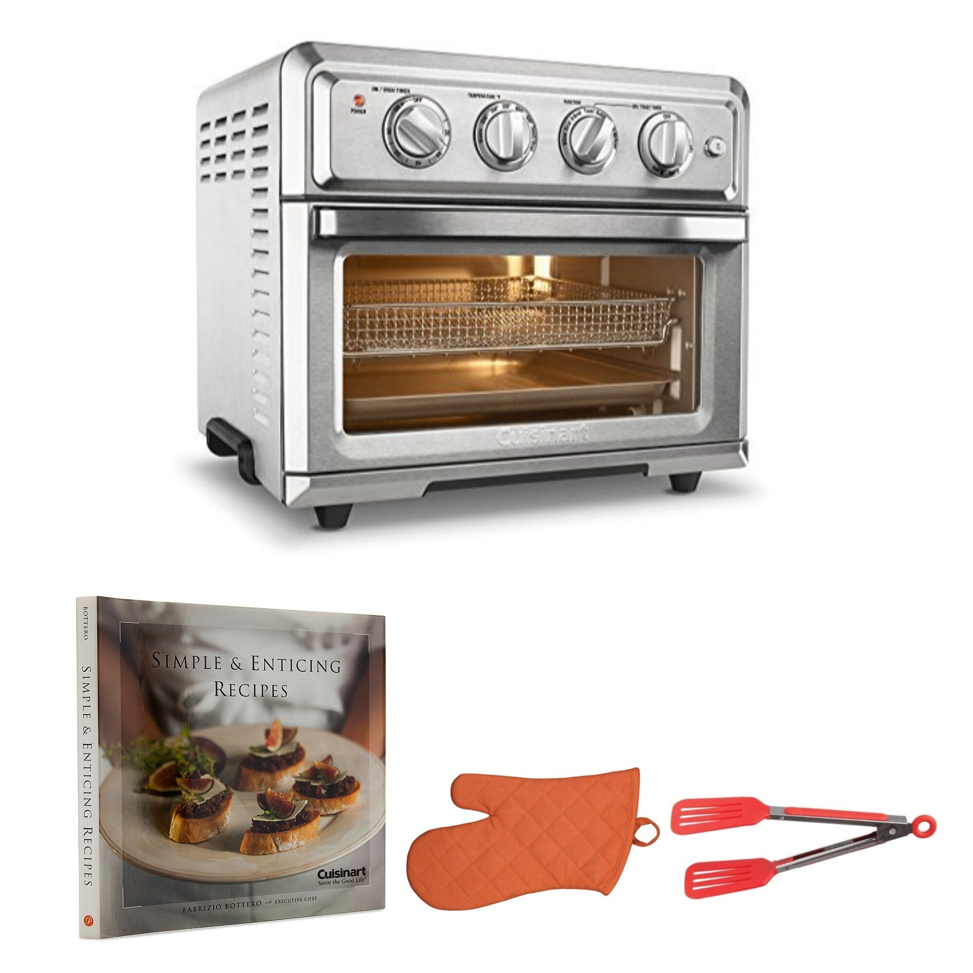 Shop Cuisinart Air Fryer Convection Oven Bundle Overstock 20303597