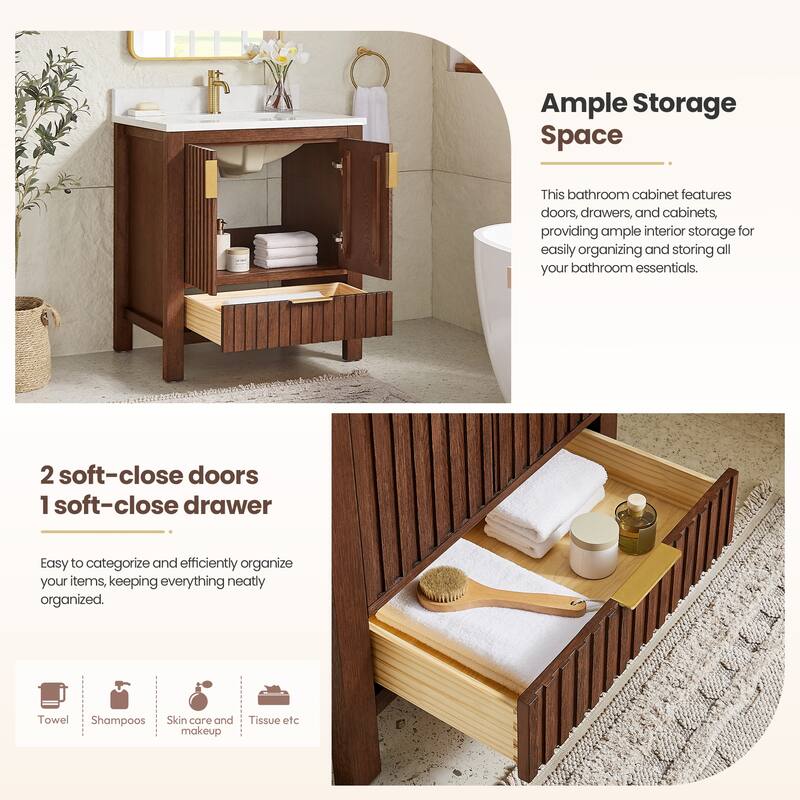 Shenzhen Bath Vanity with Composite Stone Top without Mirror