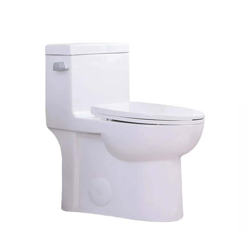 1.28GPF One-Piece Toilet, Elongated ADA, Side Flush, 1000g MAP, White