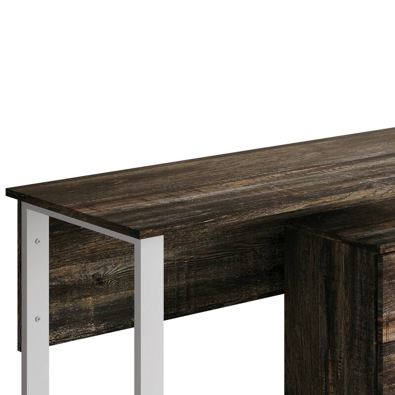 CraftPorch Luxury Writing Table with Drawer Cabinet