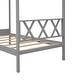 preview thumbnail 8 of 7, Gray Twin Size Wood House Bed w/ Storage Space Platform Bed Frame for Kids,Teens,Girls,Boys No Box Spring Needed, Easy Assembly