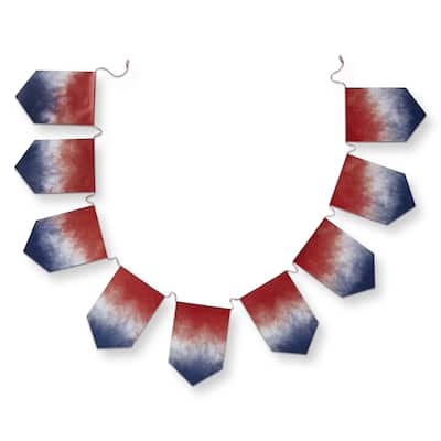 Paper Patriotic 4Th Of July Garland - Multicolor