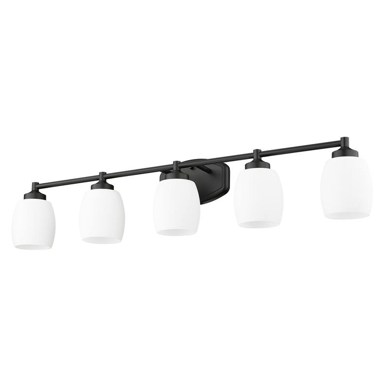 Kendrick 5 Light Vanity in Matte Black