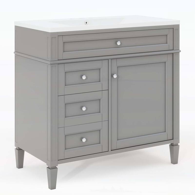 Modern Single Sink Bathroom Vanity