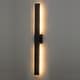 preview thumbnail 30 of 29, C Cattleya 2-Light Matte Black Aluminum LED Outdoor Wall Sconce