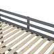 preview thumbnail 9 of 10, Wood Bunk Bed with Twin Trundle and 3 Storage Stairs, Grey