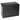 Black Wooden Fold-out Shoe Organizer Storage Bench Leather Cushion