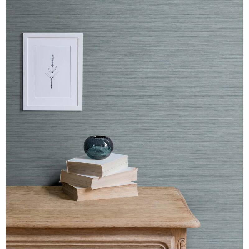Seabrook Designs Silk Embossed Vinyl Unpasted Wallpaper