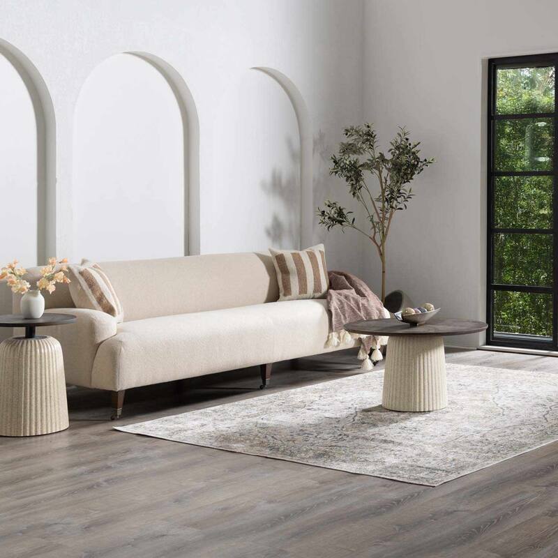 Hauteloom Cara Living Room, Bedroom Machine Washable Area Rug - Blue, Tan, Olive - 2' x 3'