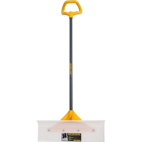 True Temper 1662400 Industrial Grade Snow Pusher with Versa Grip, 24"