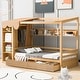 preview thumbnail 11 of 13, Twin size House Bed with 2 Drawers,Storage Shelf and Wardrobe Natural