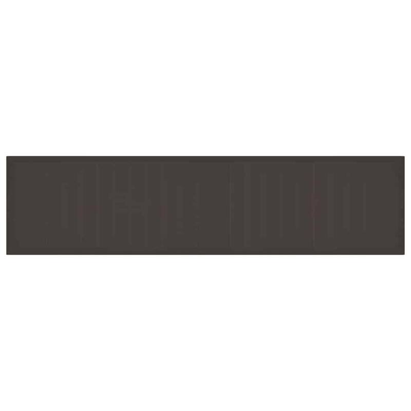 vidaXL Garden Dining Set 17 pcs Poly rattan - 157 x 39 x 29