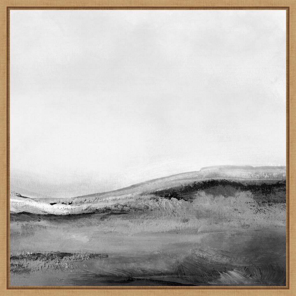 Mono Landscape No2 by Dan Hobday (22 x 22 in.), Framed Canvas Wall Art Print