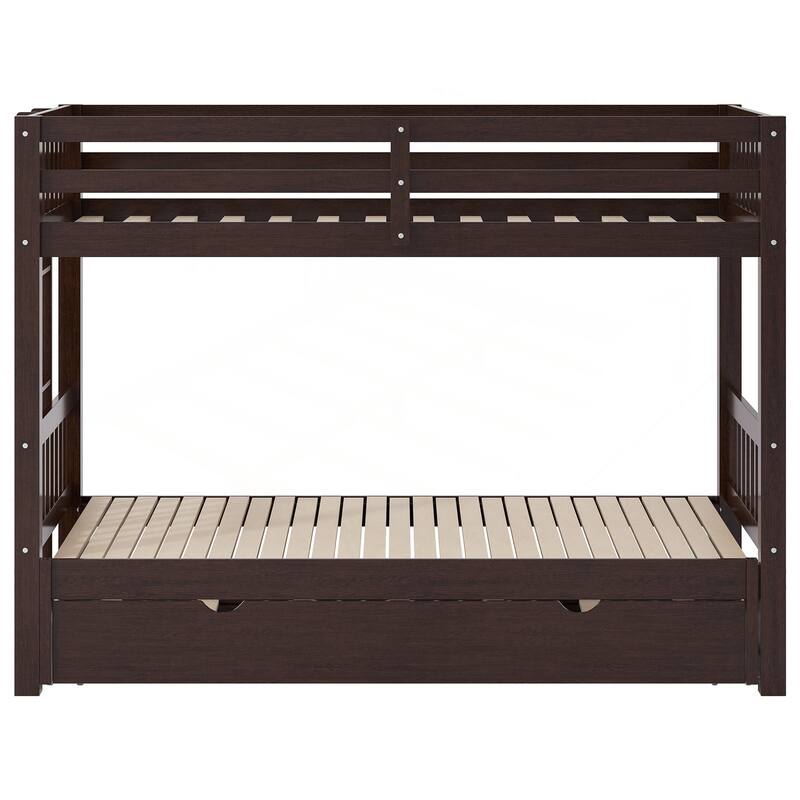 Versatile Pull-out Bunk Bed with Trundle