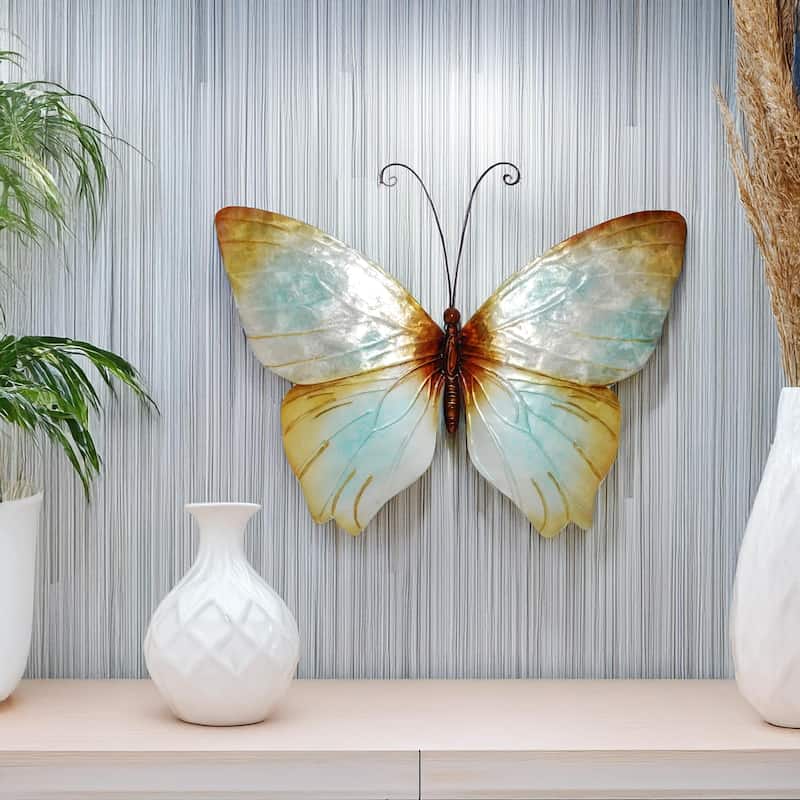 Butterfly Wall Decor Pearl (m2011) - 1 x 18 x 13 - Black